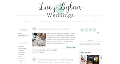 Desktop Screenshot of lucydylanweddings.com